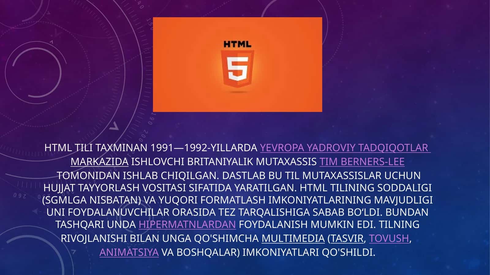 HTML tili 1