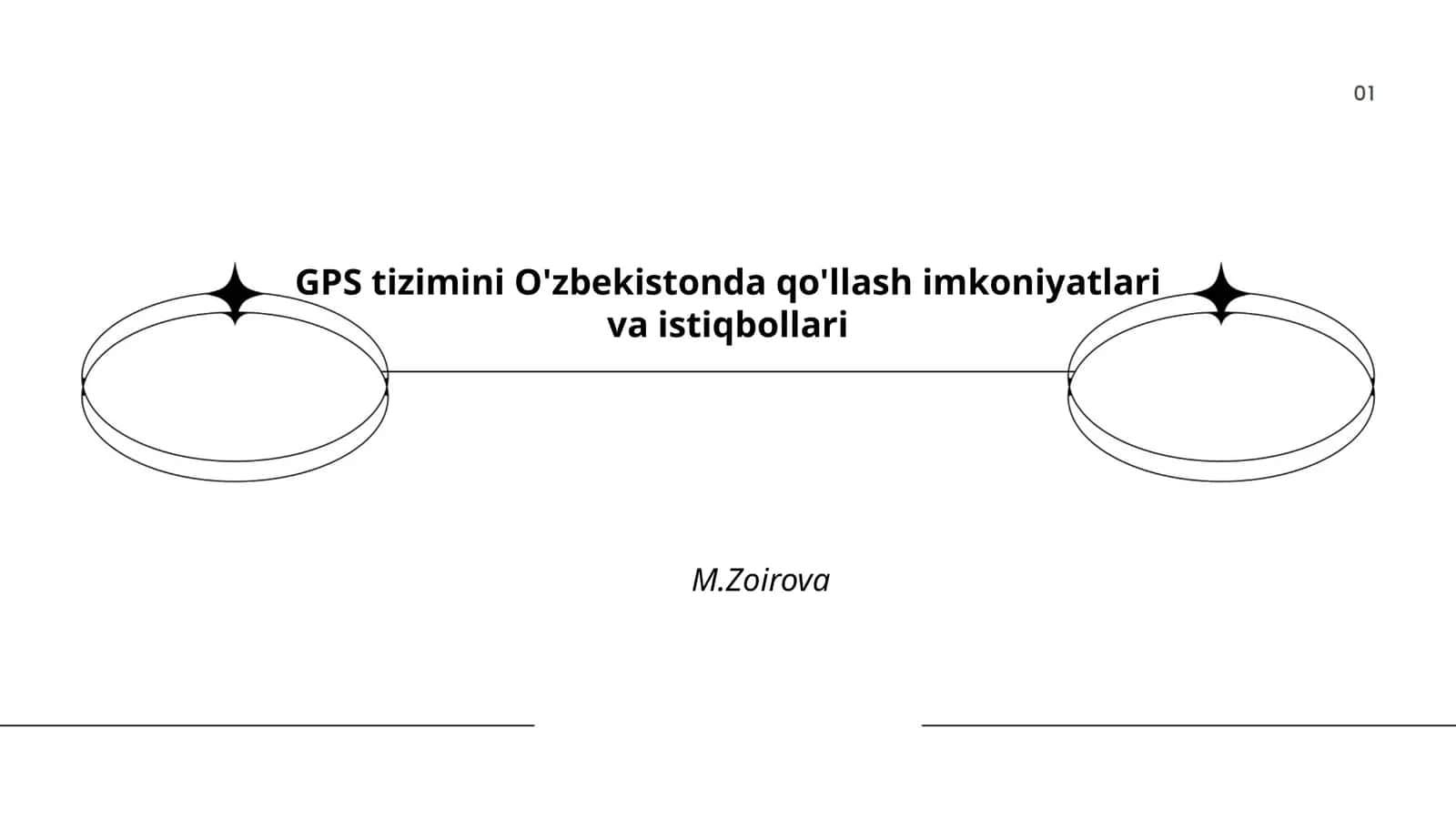 GPS tizimini O'zbekistonda qo'llash imkoniyatlari va istiqbollari 1
