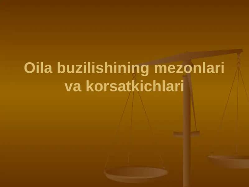 Oila buzilishining mezonlari va korsatkichlari 1