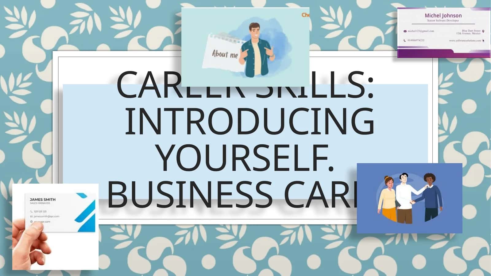 Introducing Yourself in Career Skills 1