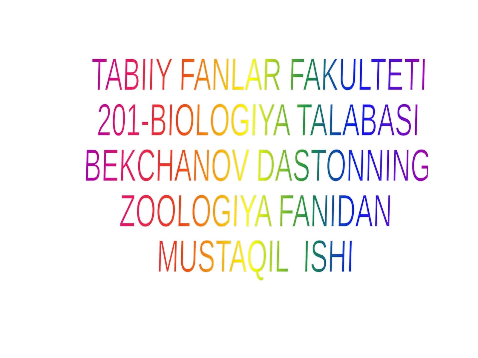 Qushlar sinfining sistematikasi 1