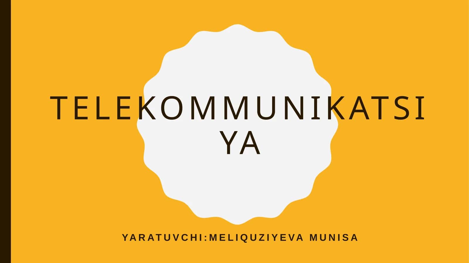 Telekommunikatsiya 1