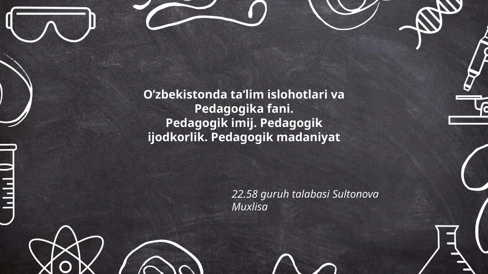 Pedagogika fani 1