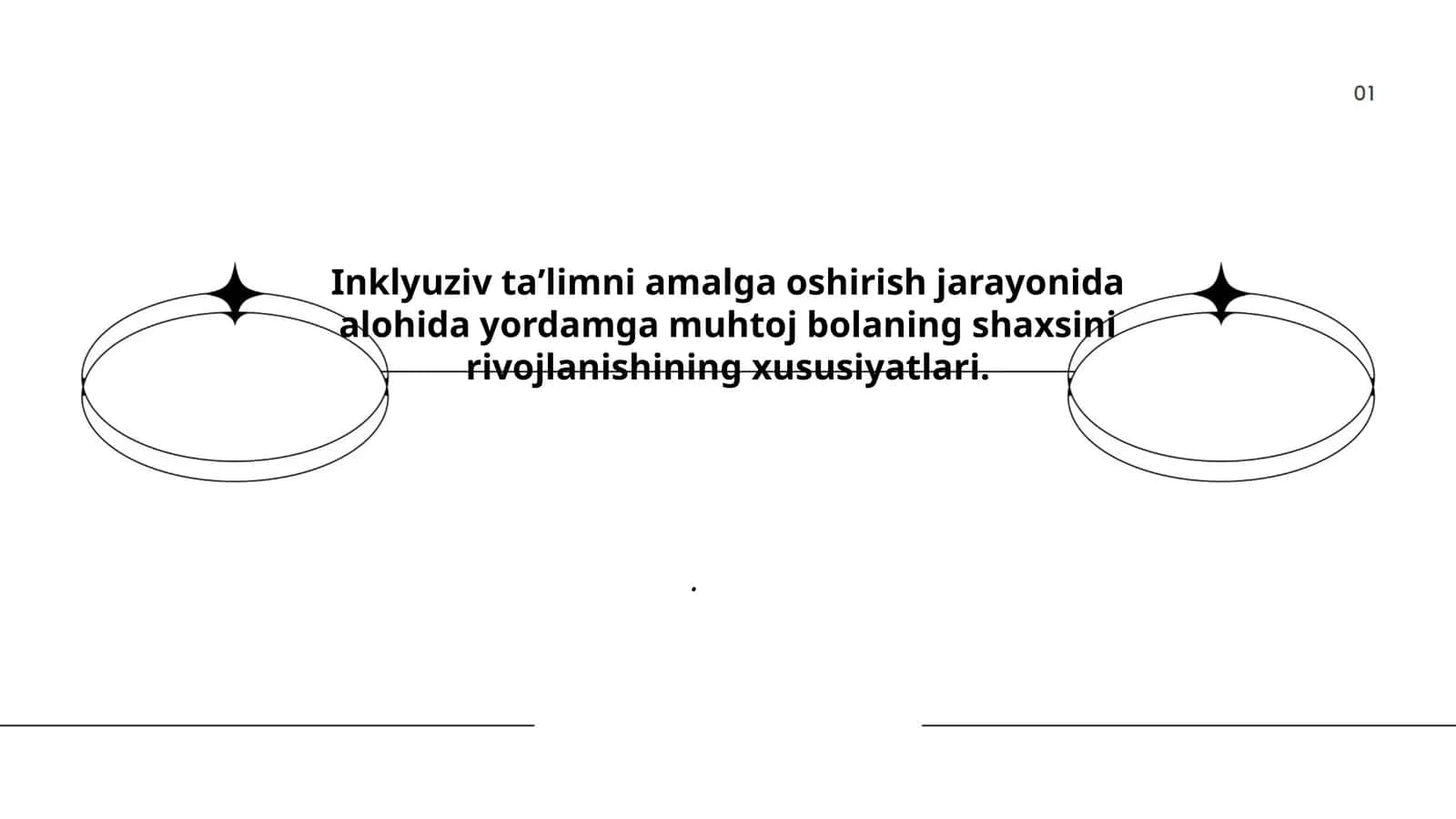 Inklyuziv taʼlimni amalga oshirish jarayonida alohida yordamga muhtoj bolaning shaxsini rivojlanishining xususiyatlari 1