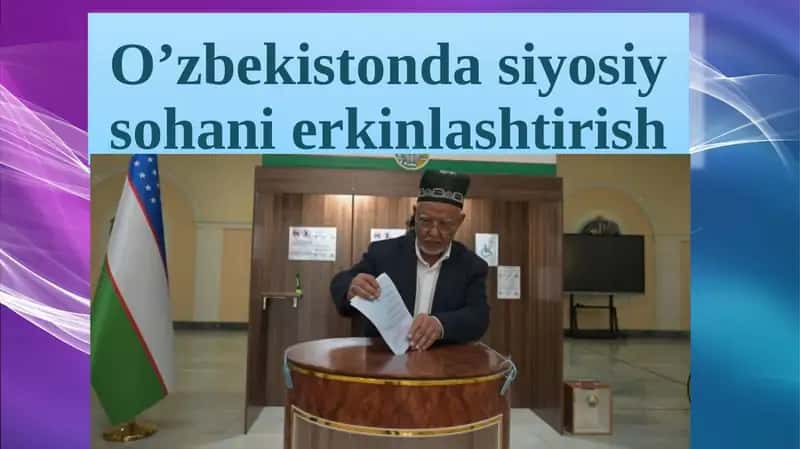 O’zbekistondagi siyosiy sohani erkinlashtirish 1