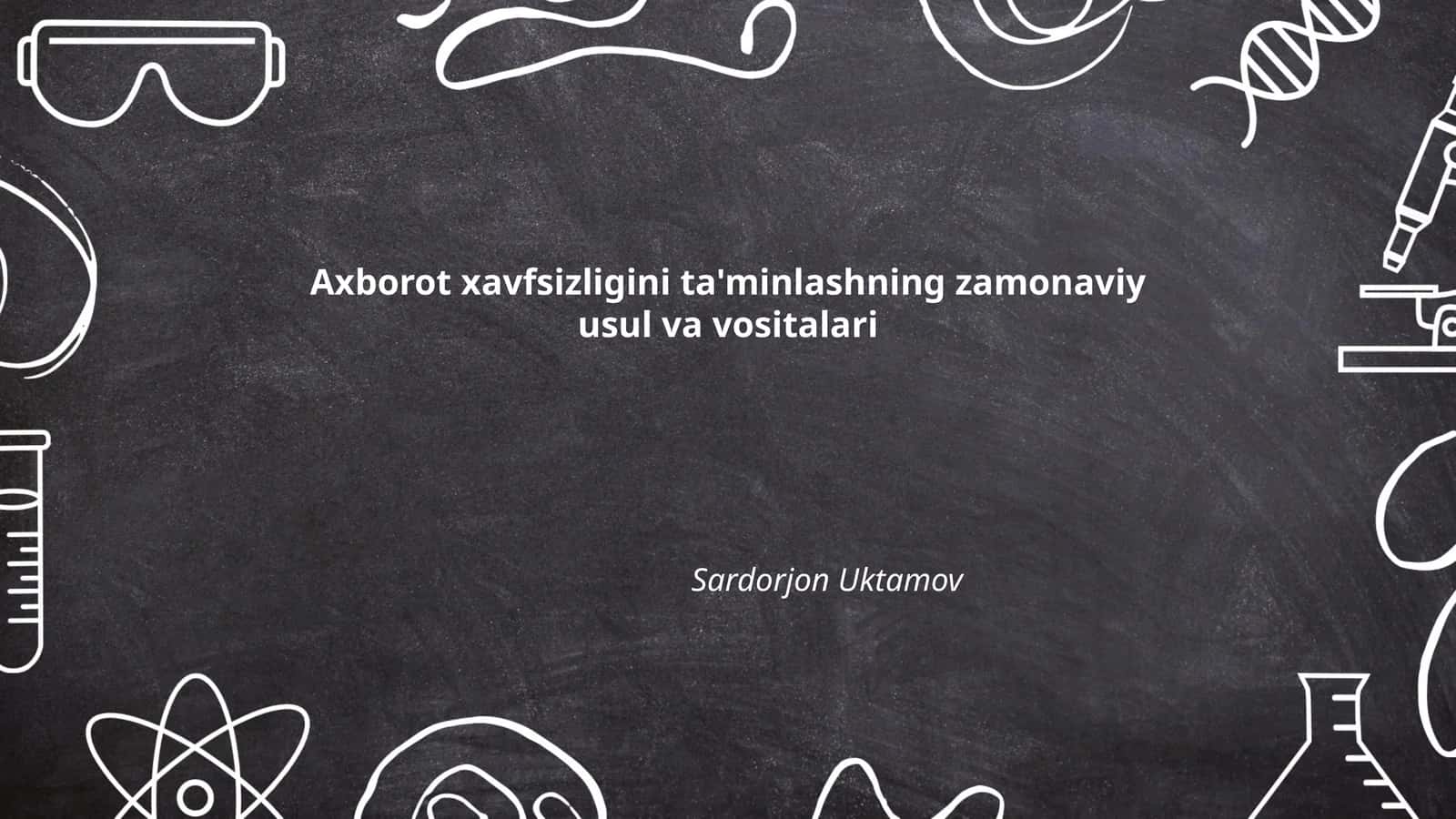 Kriptografiya va uning axborot xavfsizligidagi roli 1