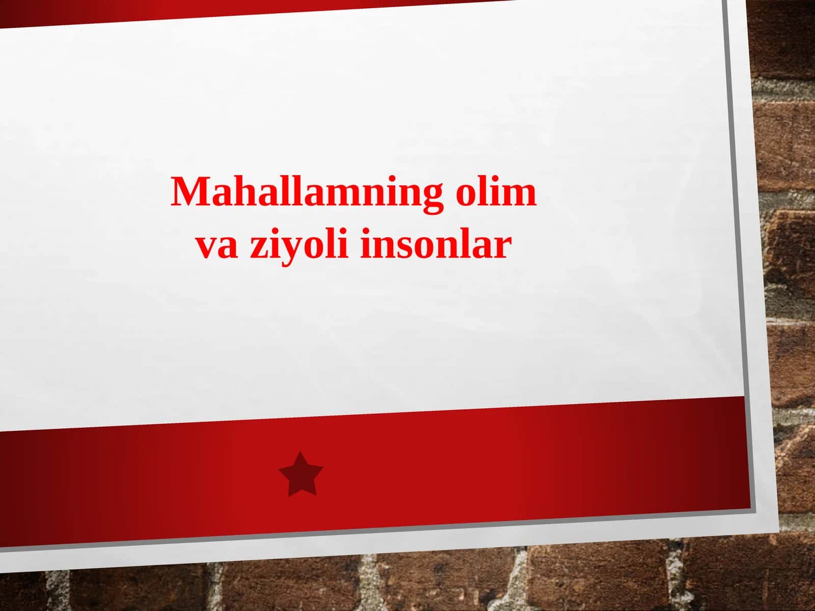 Mahallamning oʻlim vaziyoli insonlar 1