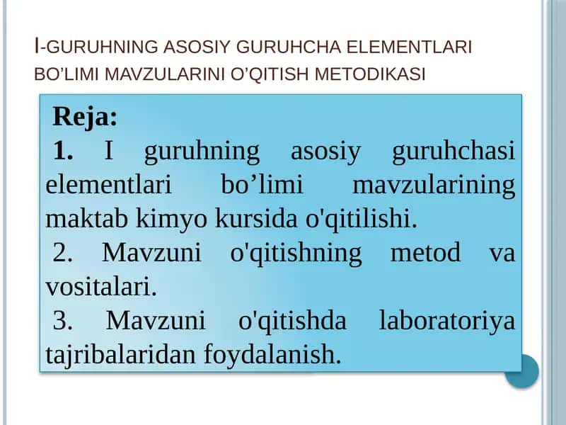 Natriy, Kaliy, Kalsiy va Magniynining Eng Muhim Tuzlari Namunlari Bilan Tanishish 1