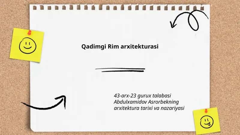 Qadimgi Rim arxitekturasi 1
