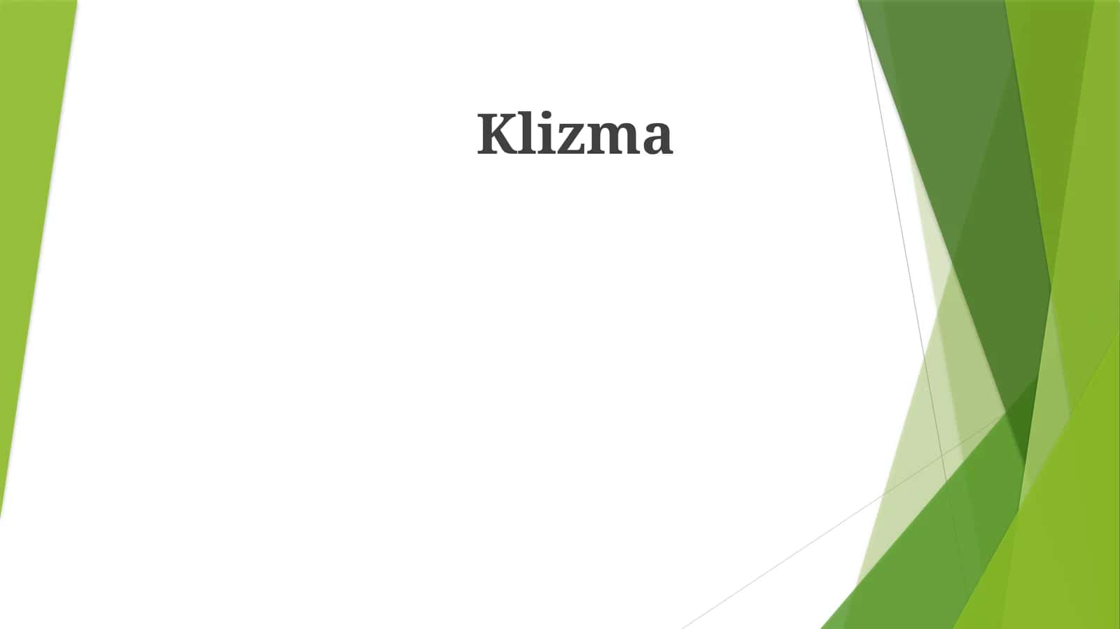 Klizma 1