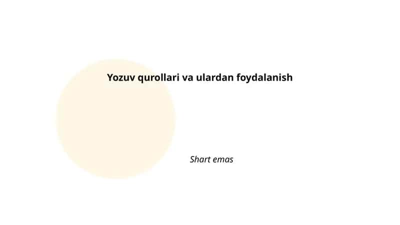 O'q-dorilar turlari 1