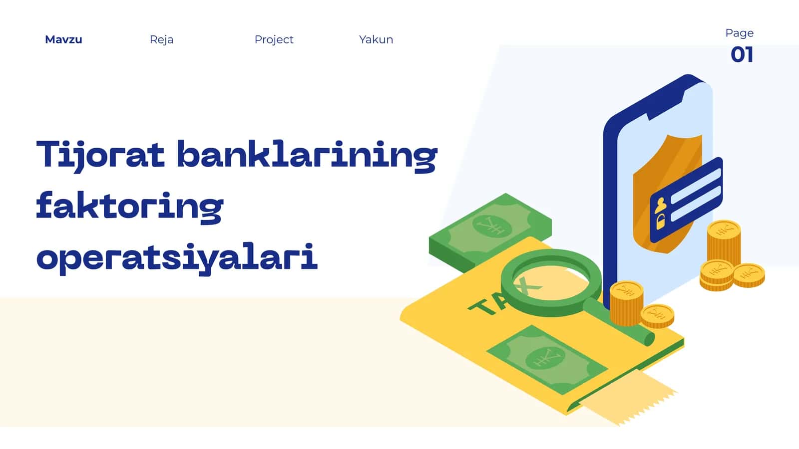Tijorat banklarining faktoring operatsiyalari 1