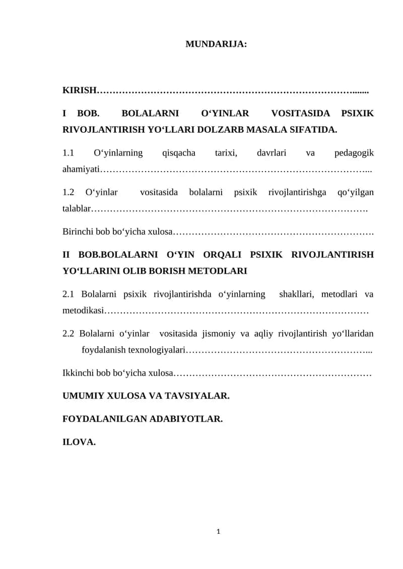 Psixologiya va pedagogika 1