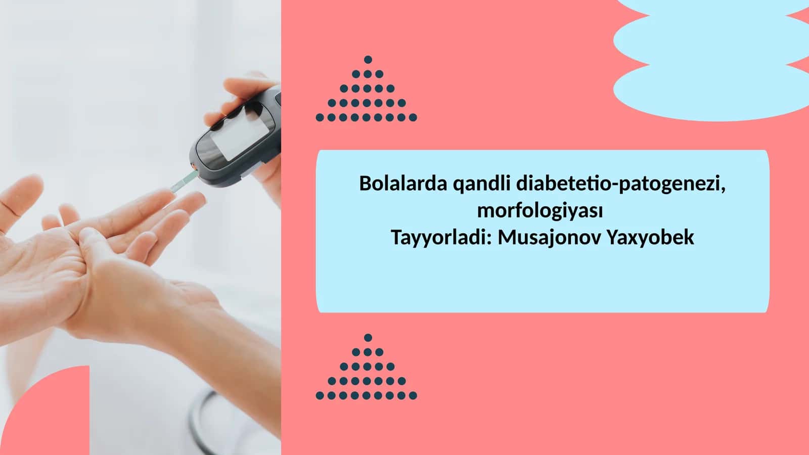 Bolalarda Qandli Diabetning Etioylogiyasi 1