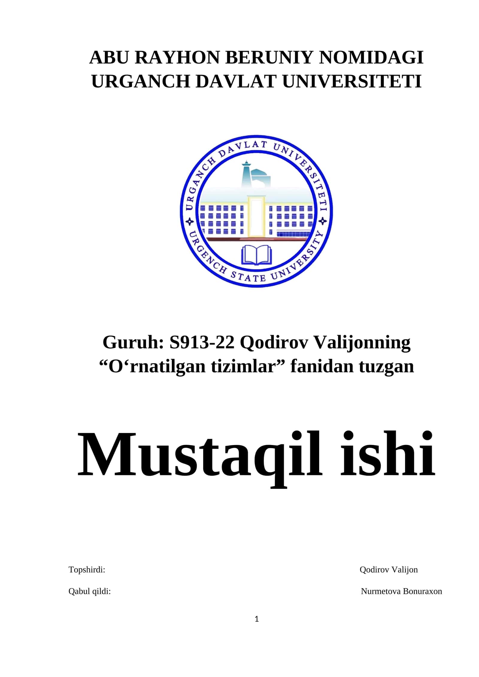 “LCD1602 indikatori. Ulanish tamoili, unga axborotni Arduinoda foydalanib chiqarish.” 1