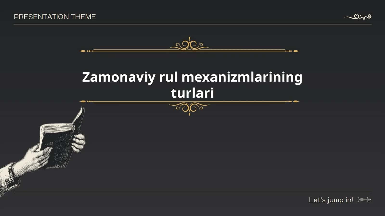 Zamonaviy rul mexanizmlarining turlari 1