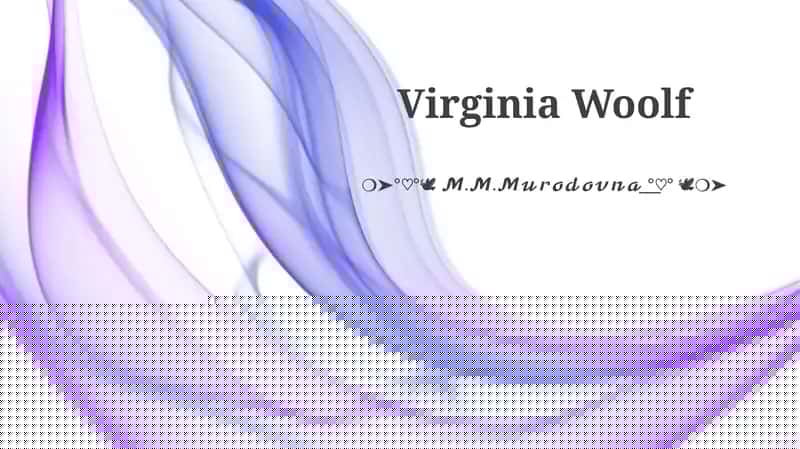 Virginia Woolf 1