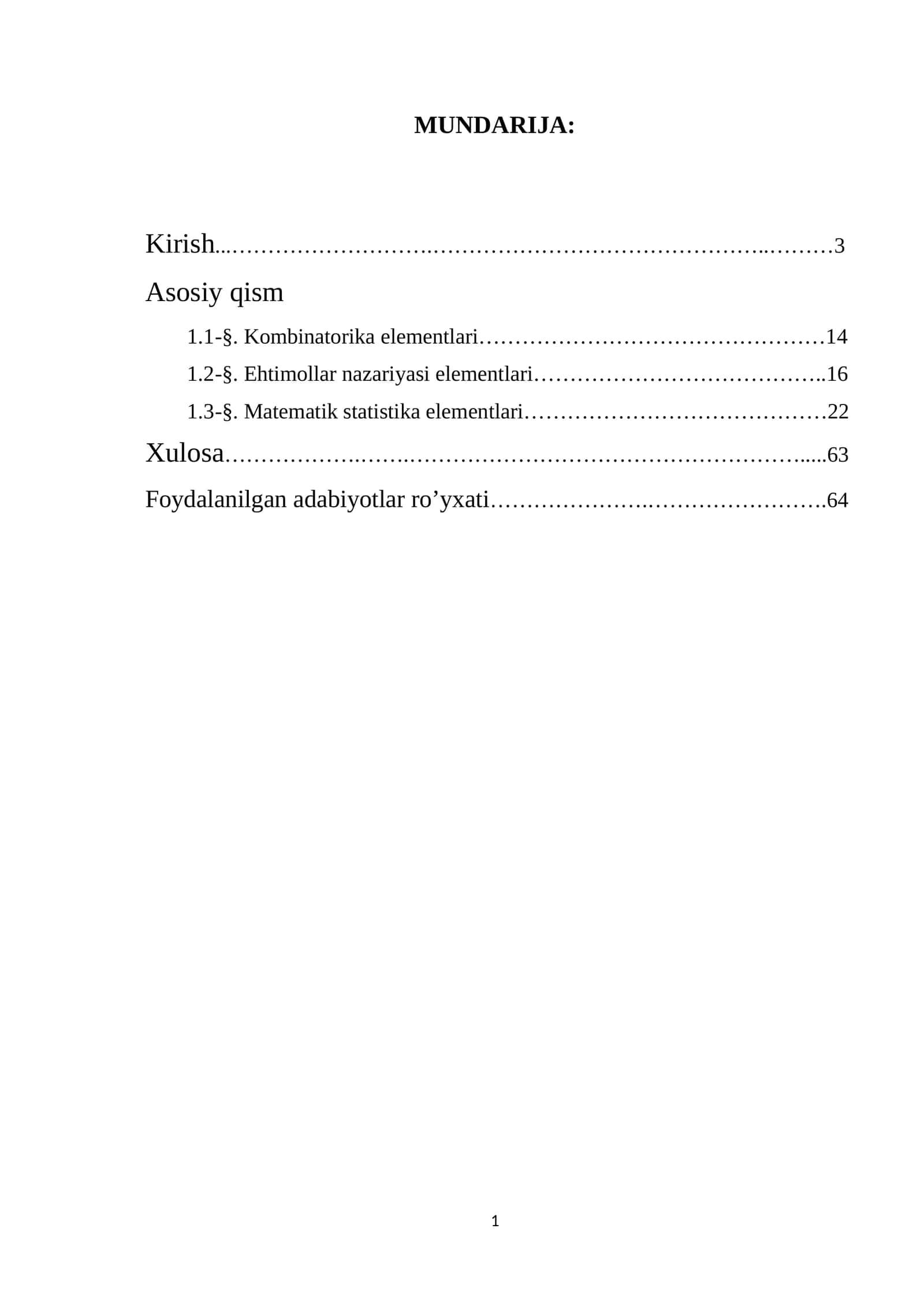 Matematika elementlari 1