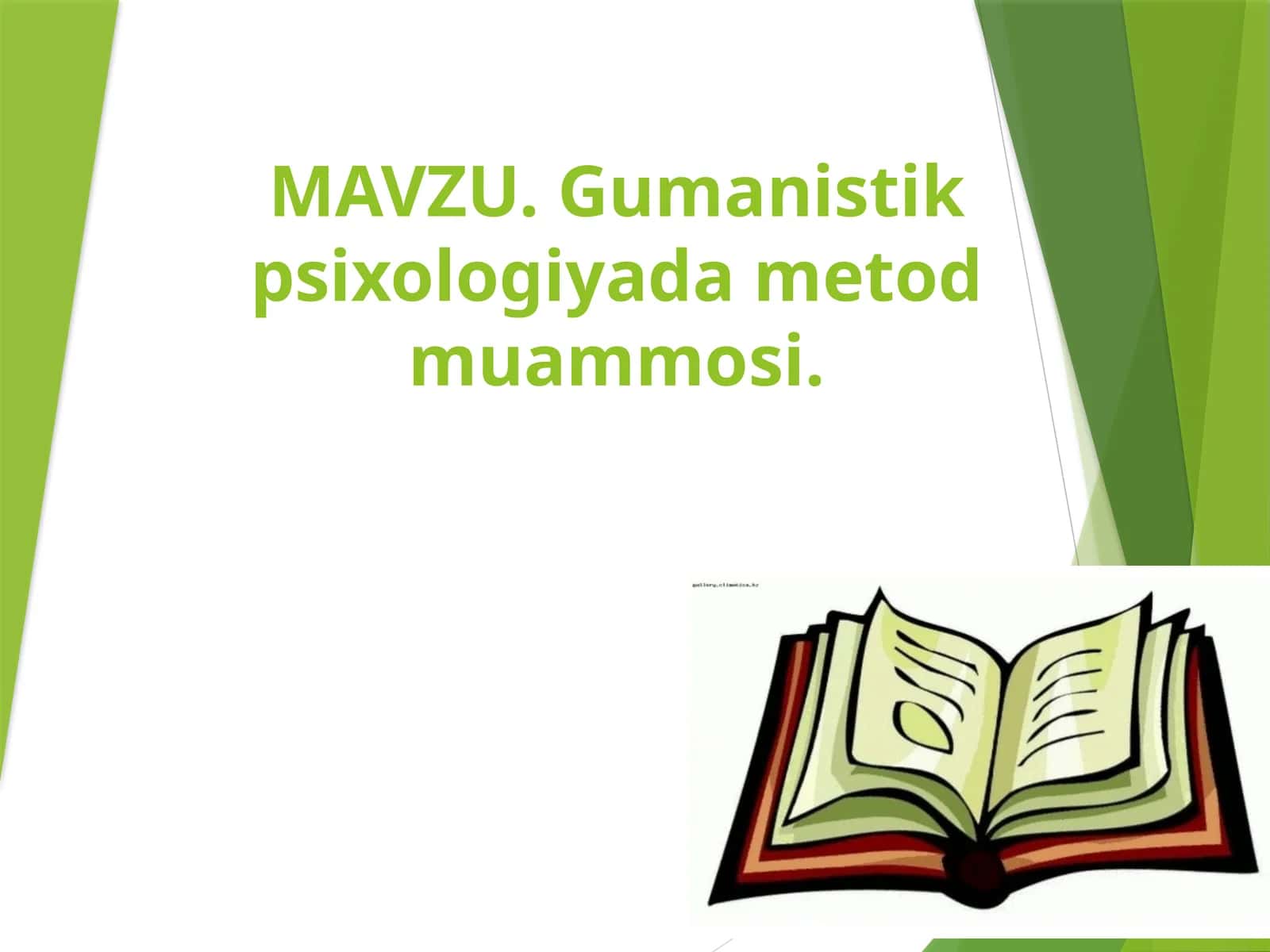 Gumanistik psixologiyada metod muammosi 1