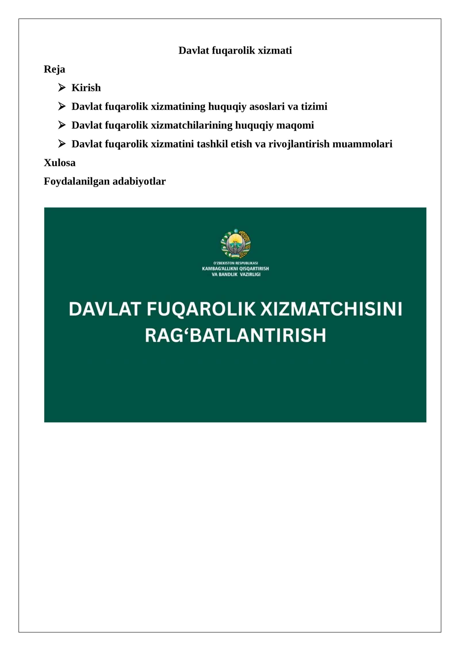 Davlat fuqarolik xizmati 1