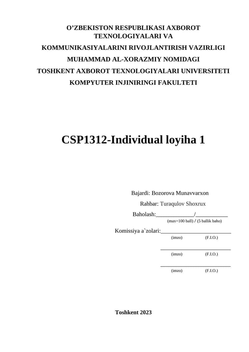 Multitasking va ko’poqimli tizimlar. Superskalyar protsessorlar 1