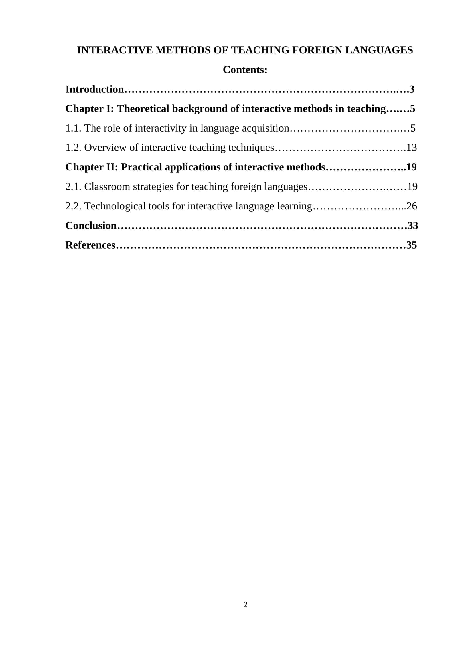 INTERACTIVE METHODS OF TEACHING FOREIGN LANGUAGES 1
