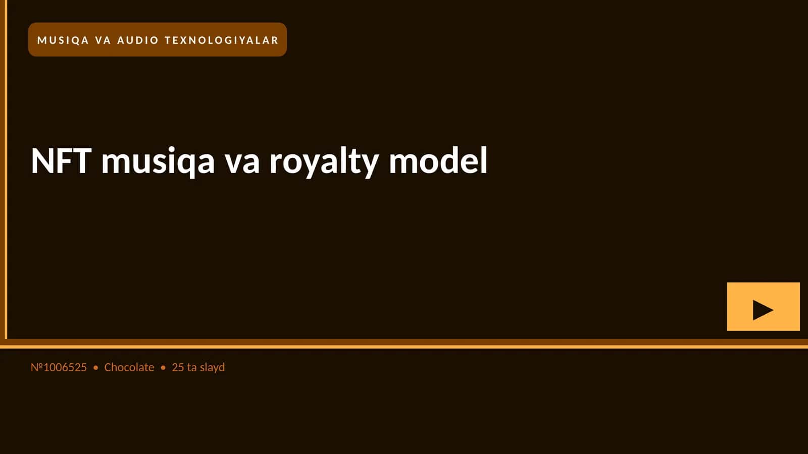 NFT musiqa va royalty model 1
