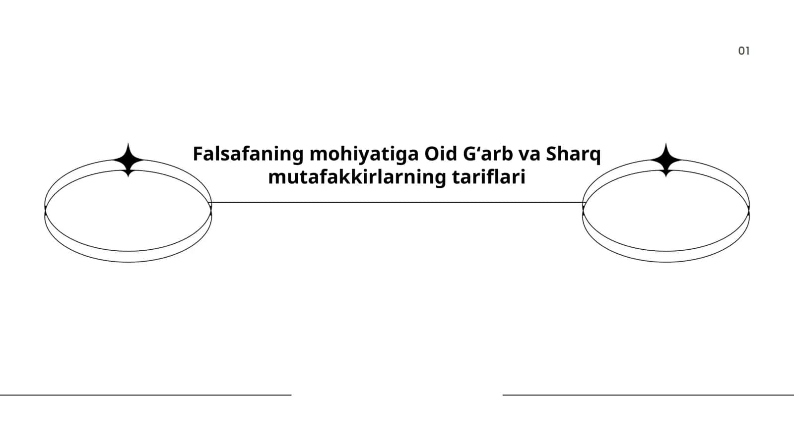 Falsafaning mohiyatiga Oid Gʻarb va Sharq mutafakkirlarning tariflari 1