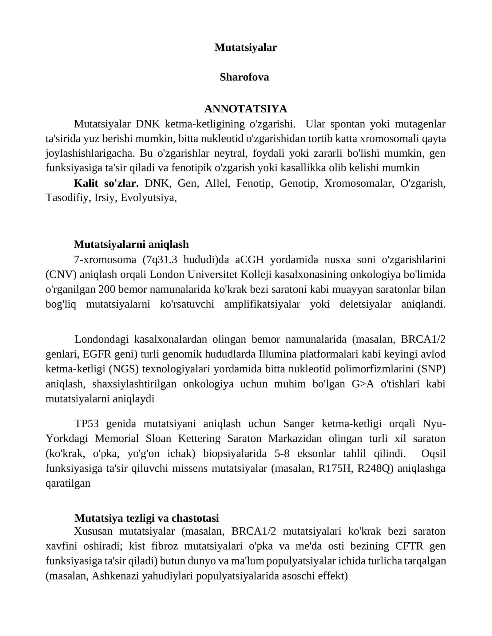 Mutatsiyalar 1