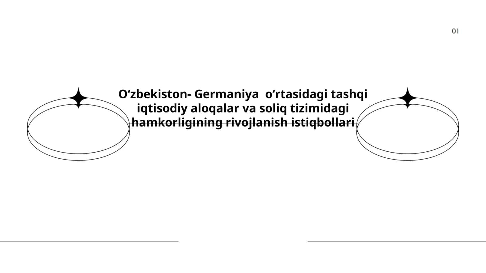 Oʻzbekiston- Germaniya oʻrtasidagi tashqi iqtisodiy aloqalar va soliq tizimidagi hamkorligining rivojlanish istiqbollari 1