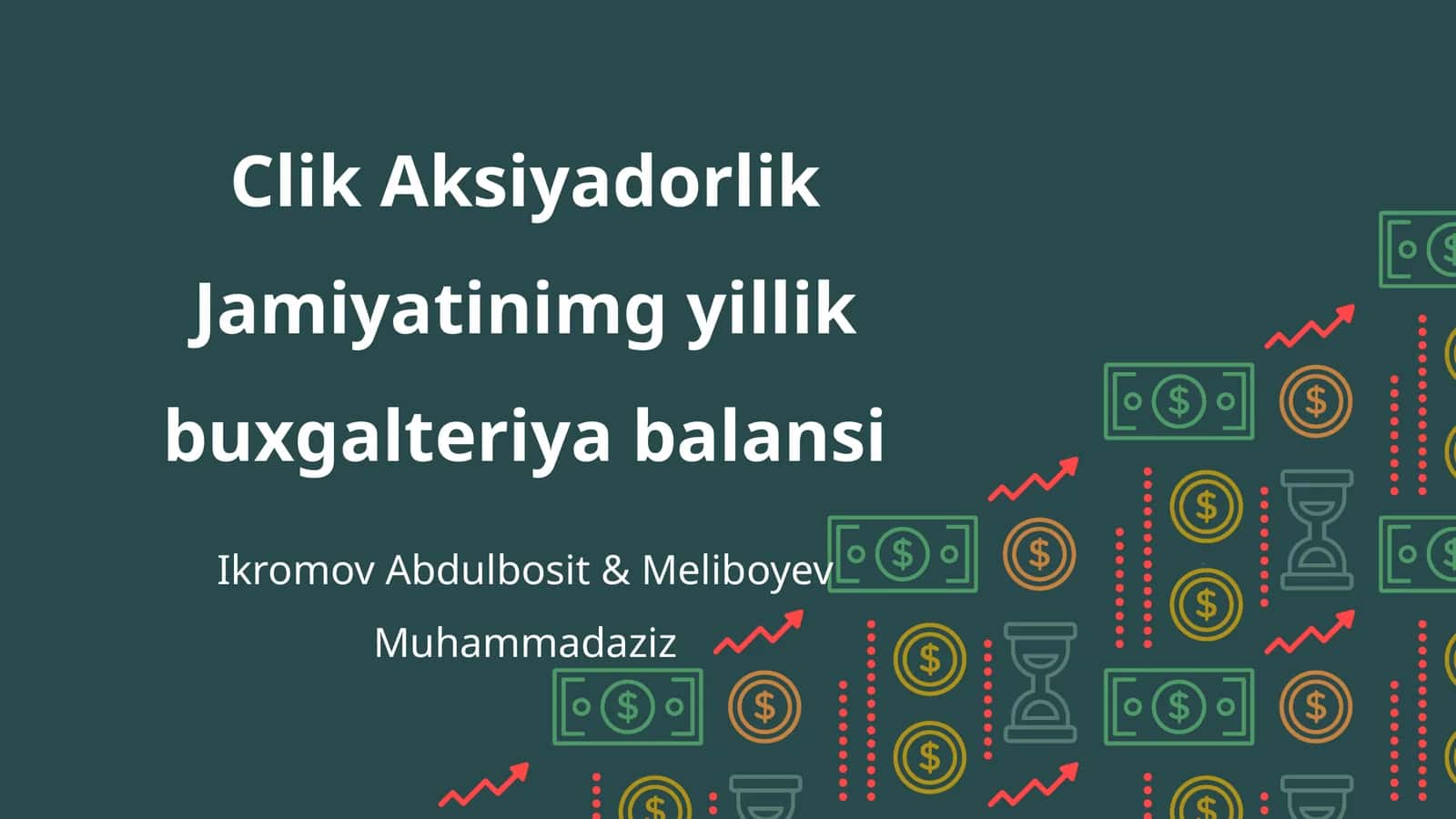 Clik Aksiyadorlik Jamiyatinimg yillik buxgalteriya balansi 1