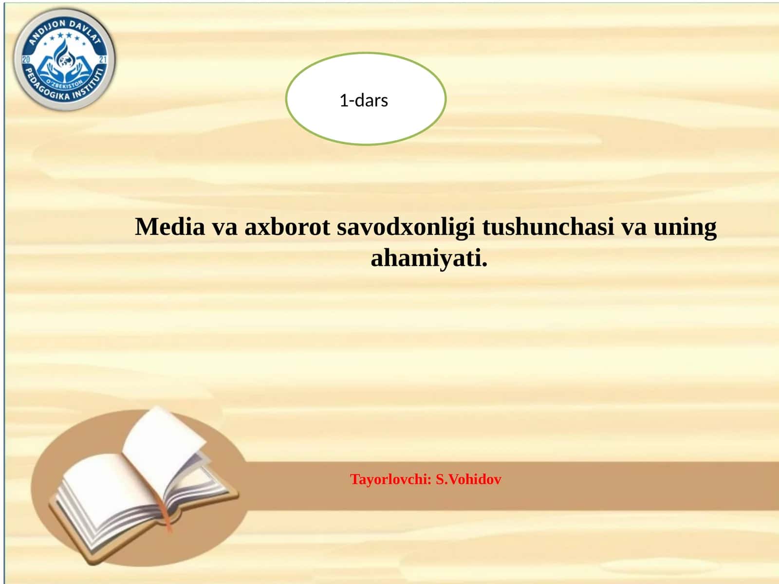 Media va axborot savodxonligi tushunchasi va uning ahamiyati 1