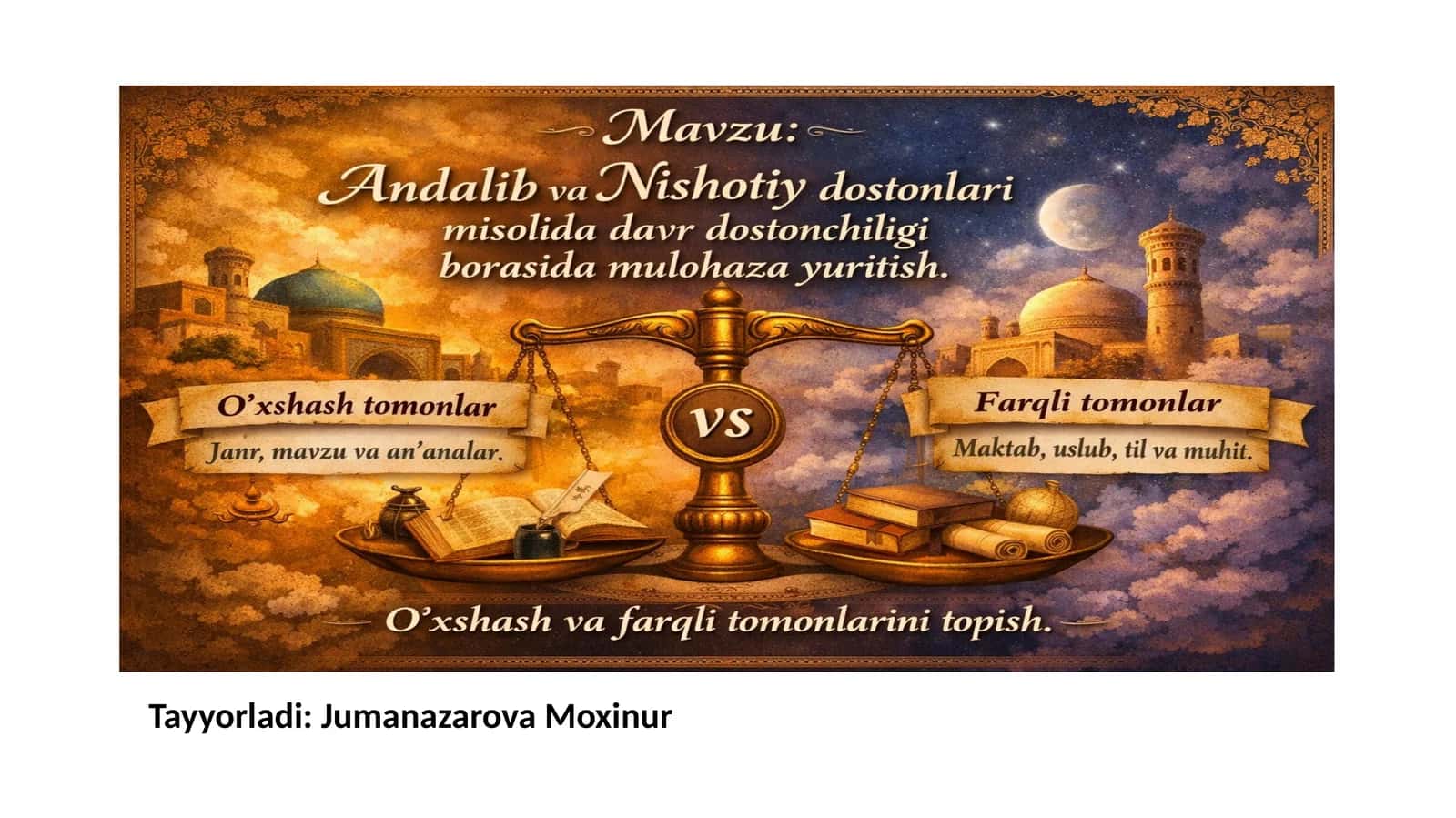 Andalib va Nishotiy ijodi va ularning davr dostonchiligidagi o‘rni 1