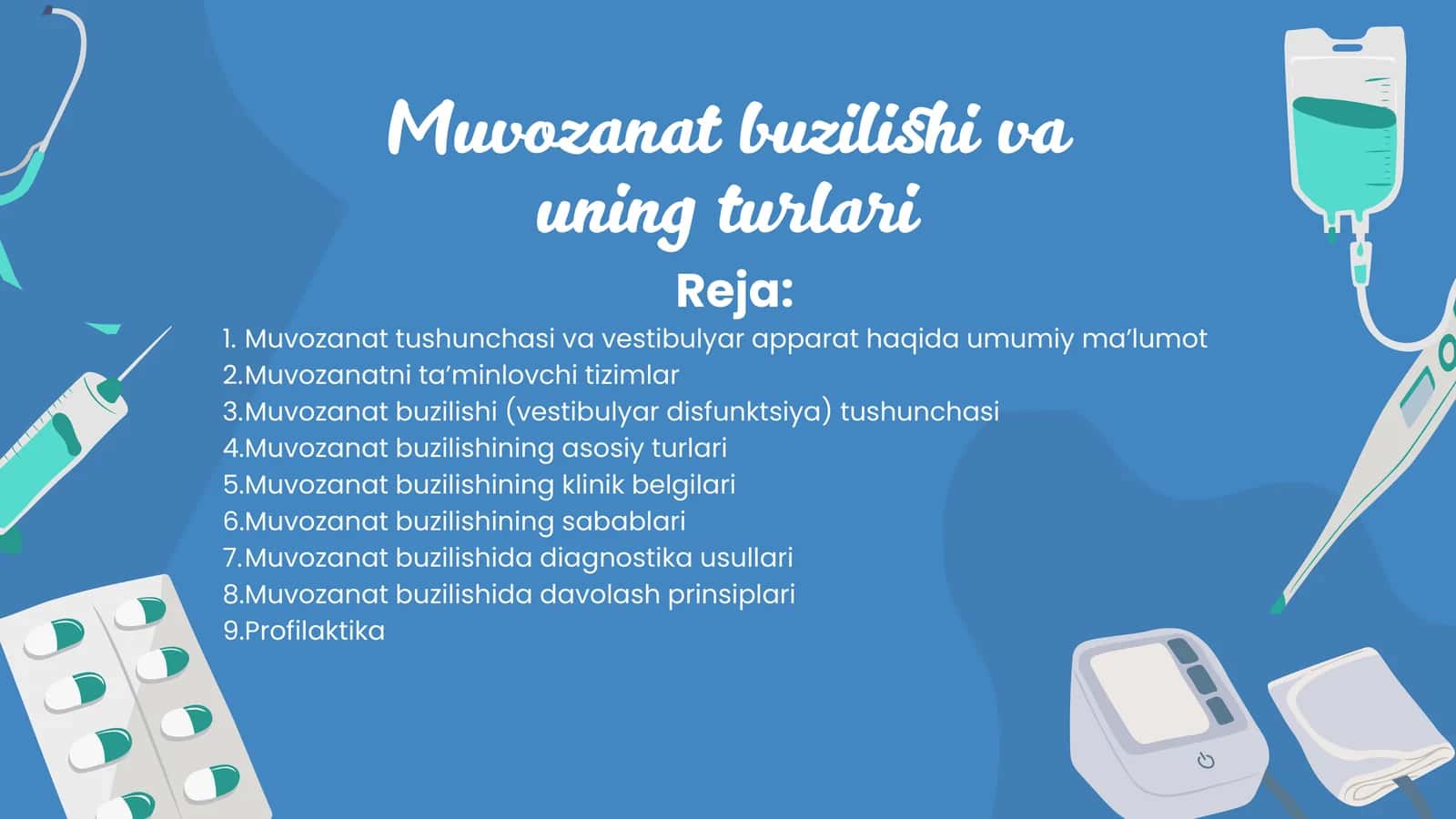 Muvozanat buzilishi va uning turlari 1