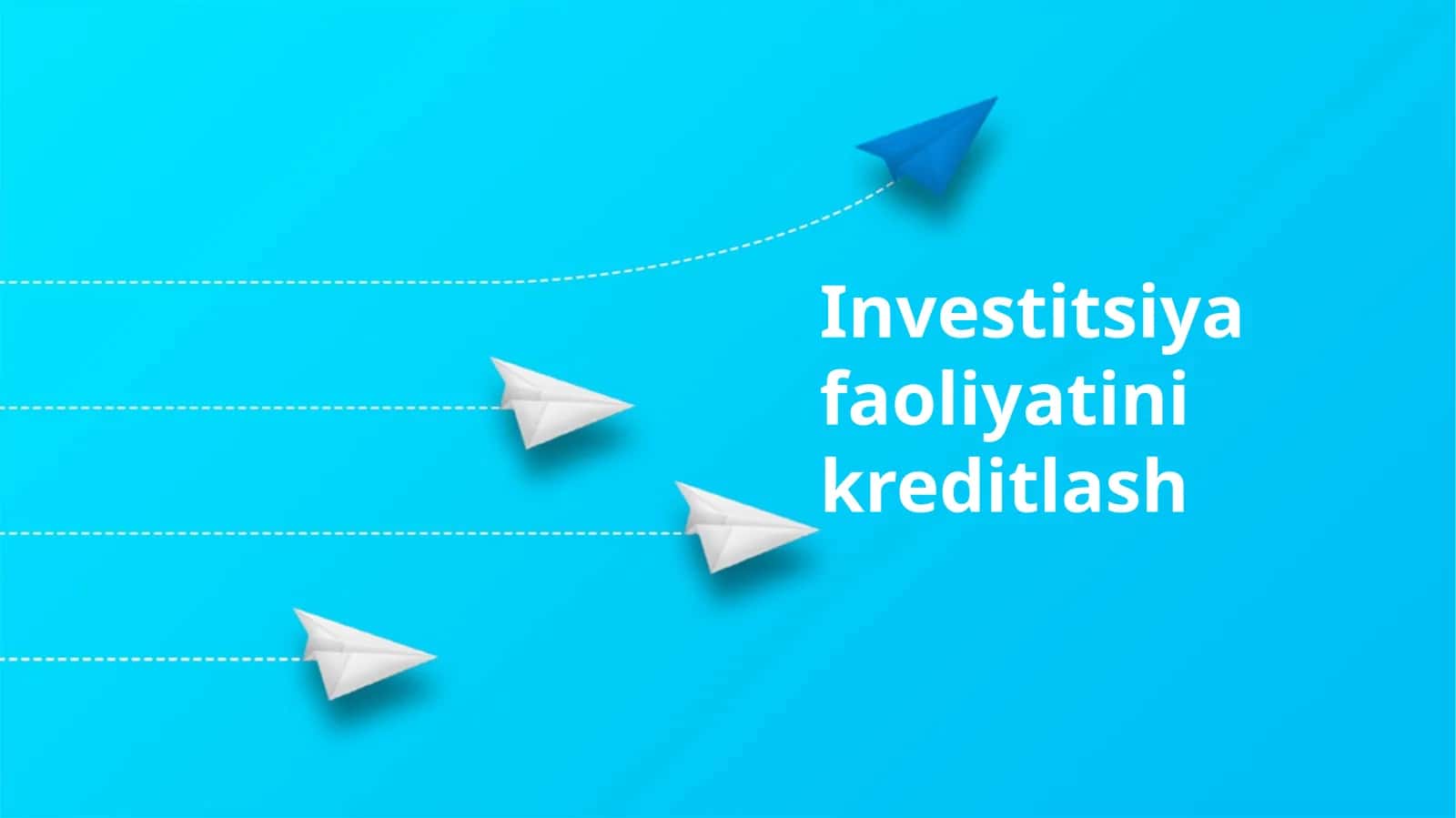 Investitsiya faoliyatini kreditlash 1