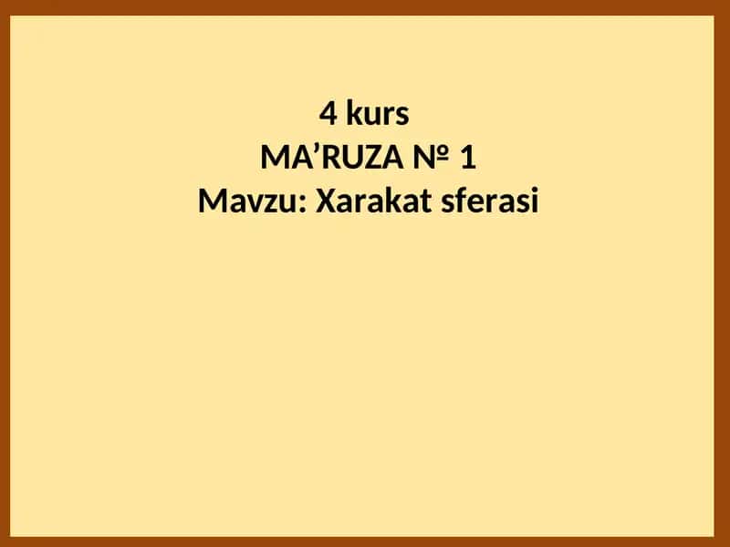 Harakat sferas