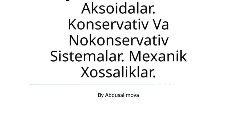 Ruxsat etilgan nuqta atrofidagi Harakat 1