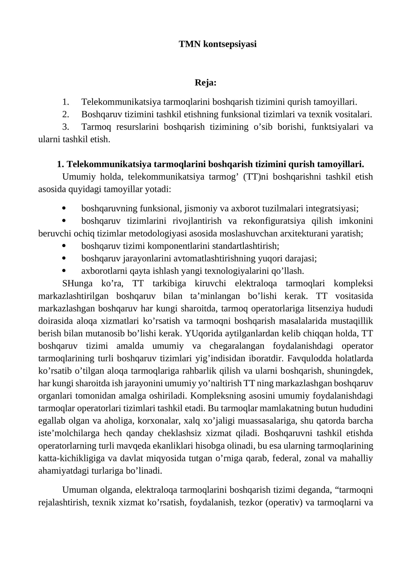 TMN kоntsеpsiyasi 1