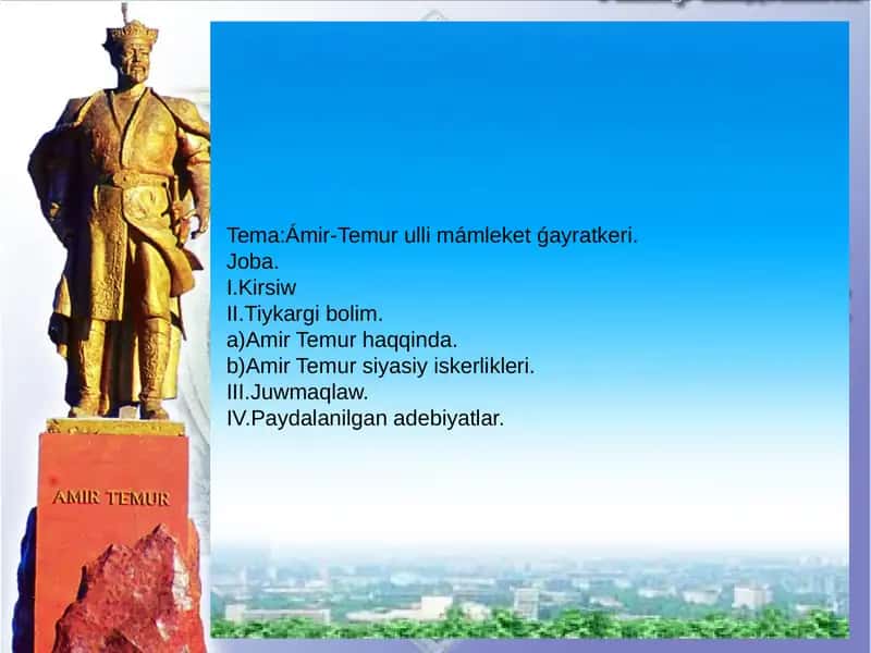 AMIR TEMUR -BUYUK SIYMO 1