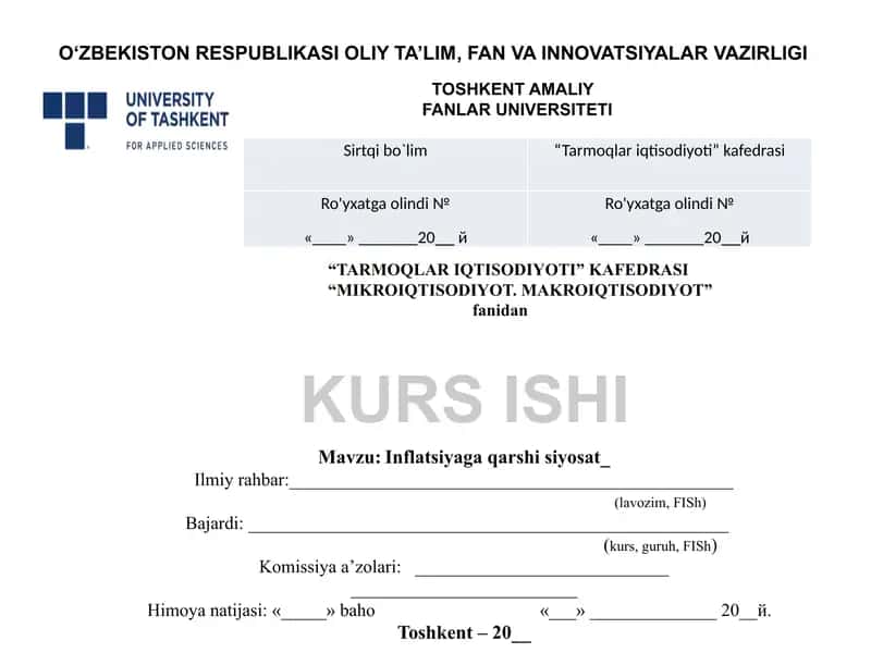 infilatsiyaga qarshi siyosat 1