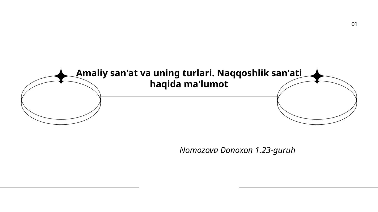 Amaliy san'at va uning turlari. Naqqoshlik san'ati haqida ma'lumot 1