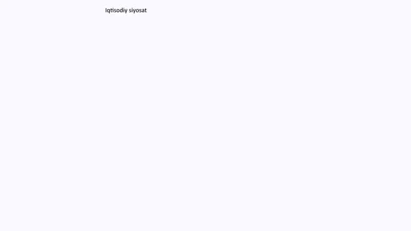 Iqtisodiy siyosat 1