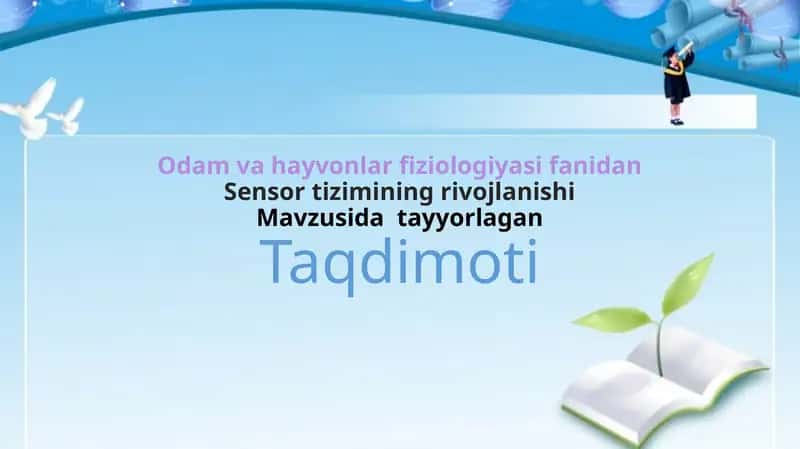 Sensor tizimining rivojlanishi 1