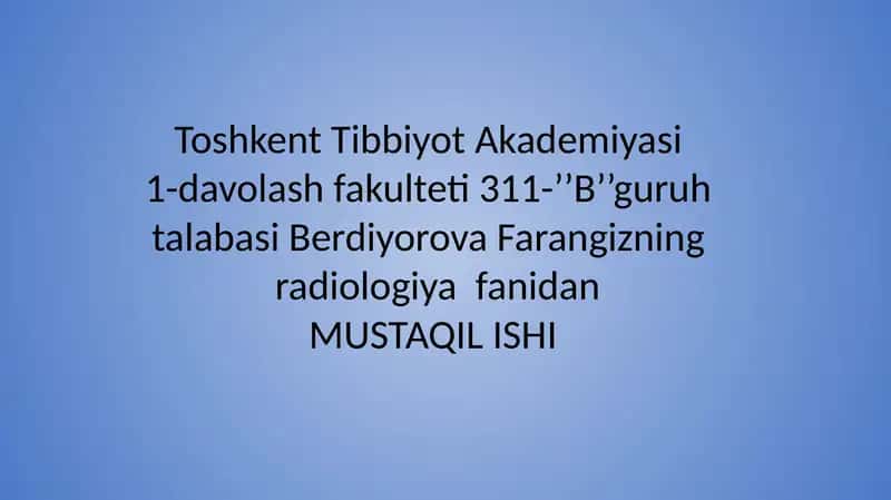Osteomalyatsiya (Osteo-suyak va yunoncha malacia) 1