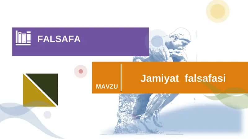 Jamiyat  falsafasi 1