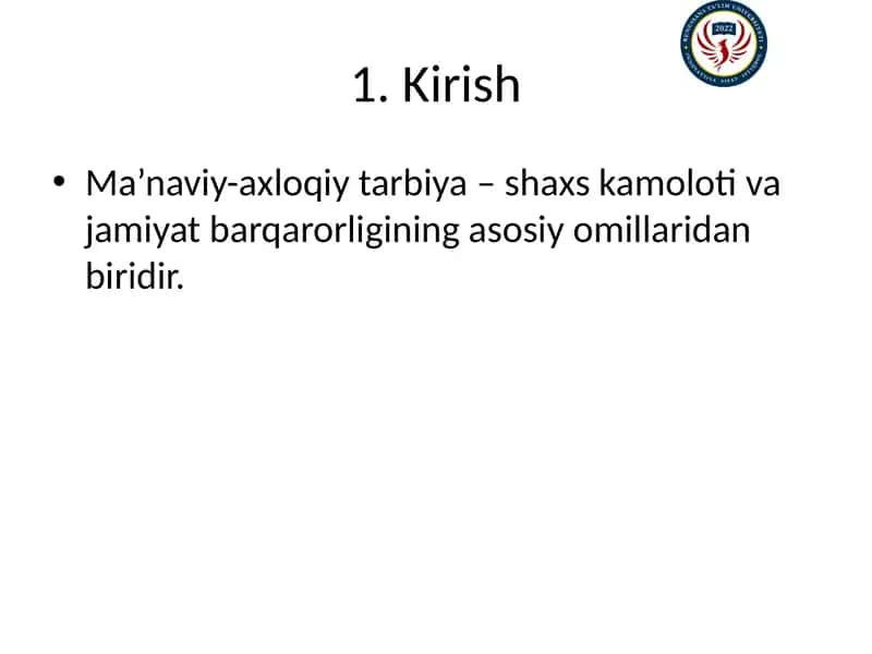 Ma’naviy-axloqiy tarbiya 1
