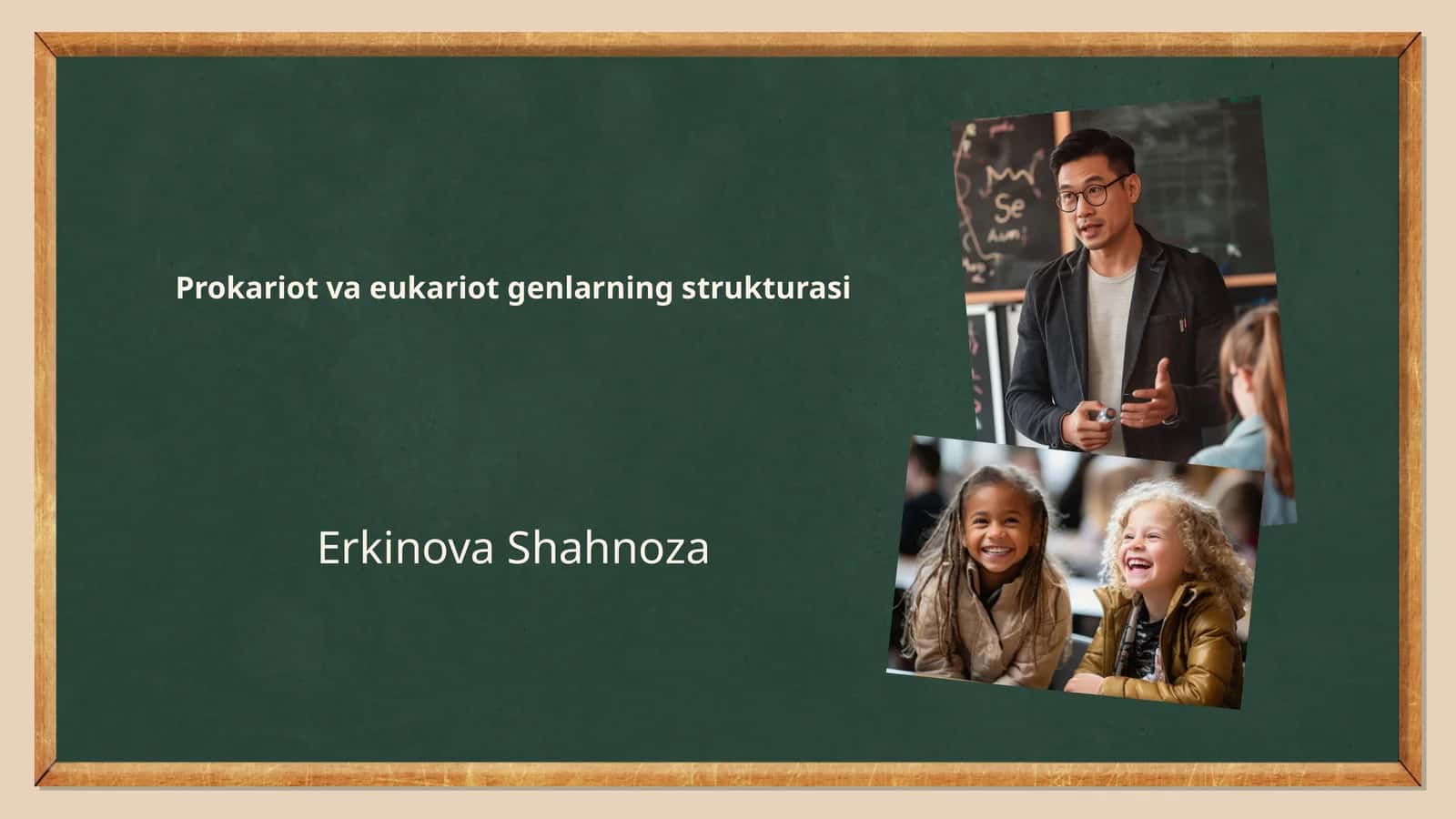 Prokariot va eukariot genlarning strukturasi 1