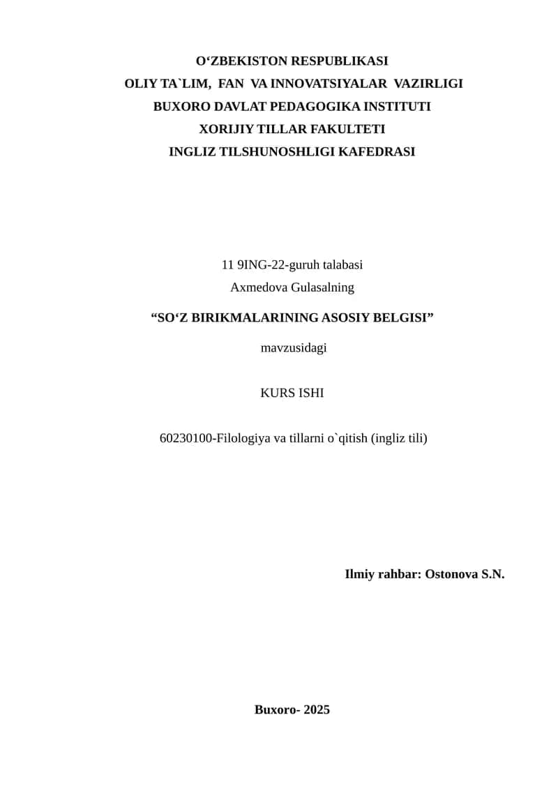 SO‘Z BIRIKMALARINING ASOSIY BELGISI 1
