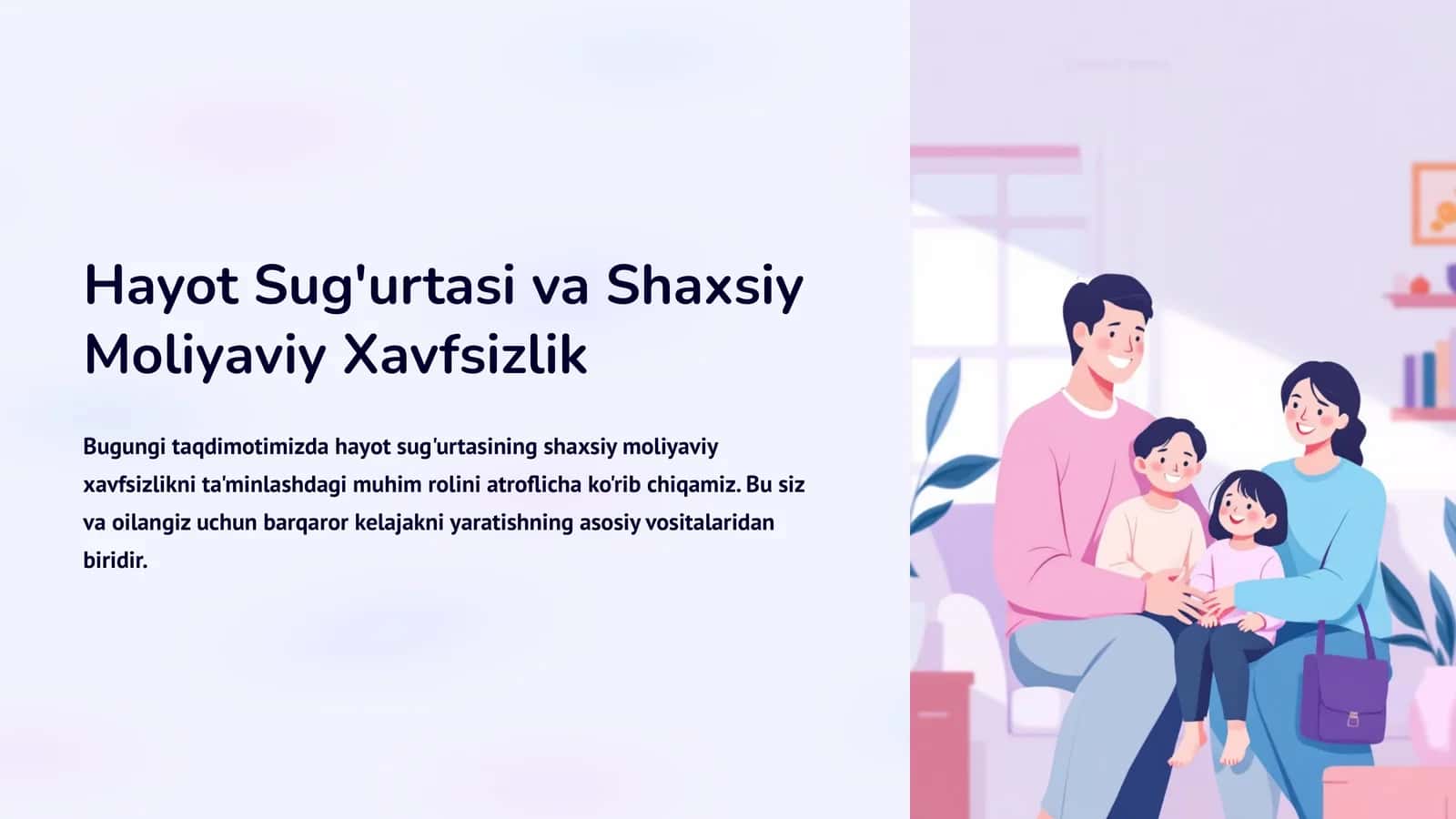 Hayot Sug'urtasi va Shaxsiy Moliyaviy Xavfsizlik 1