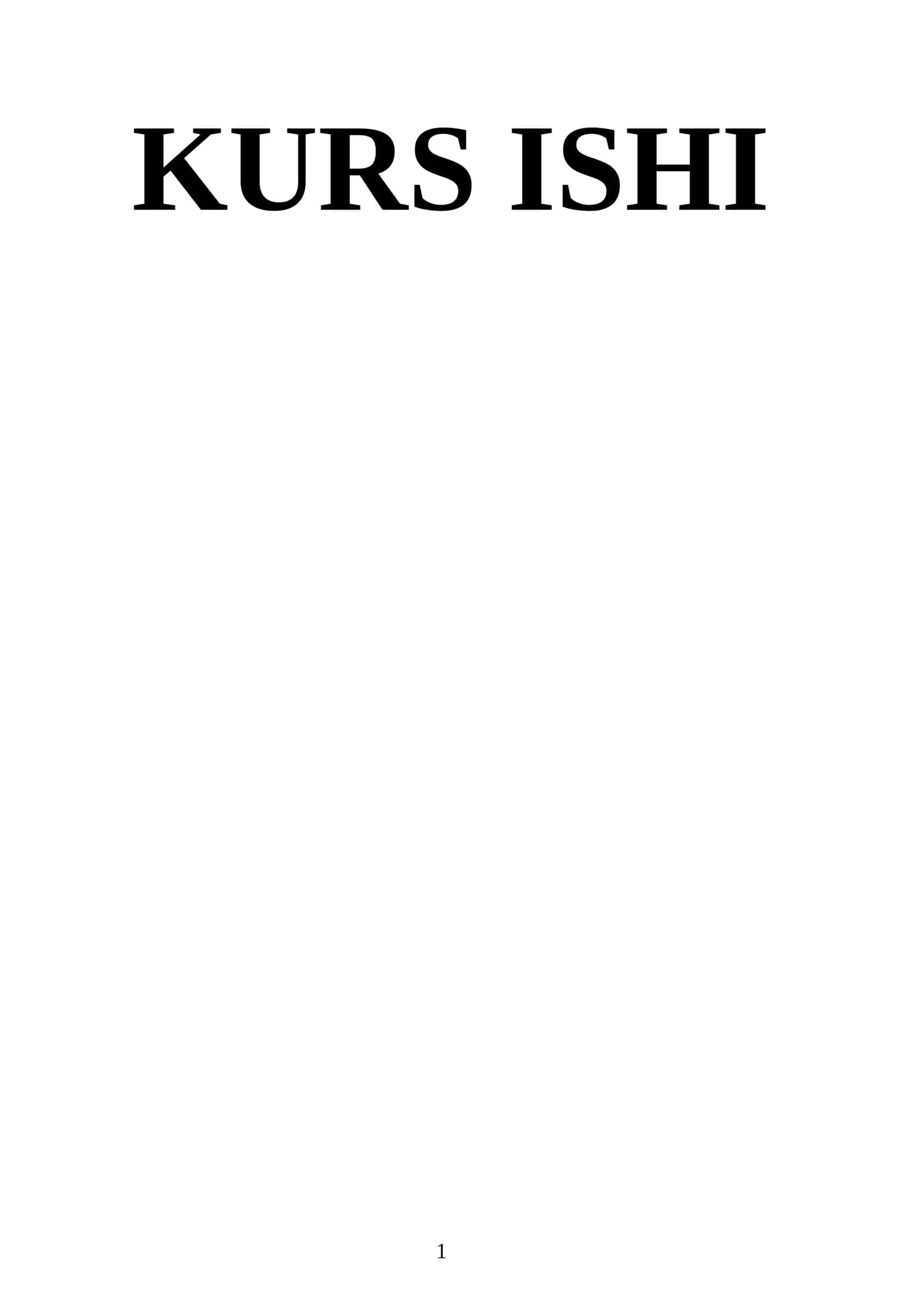 Konduktometriya kurs ishi 1